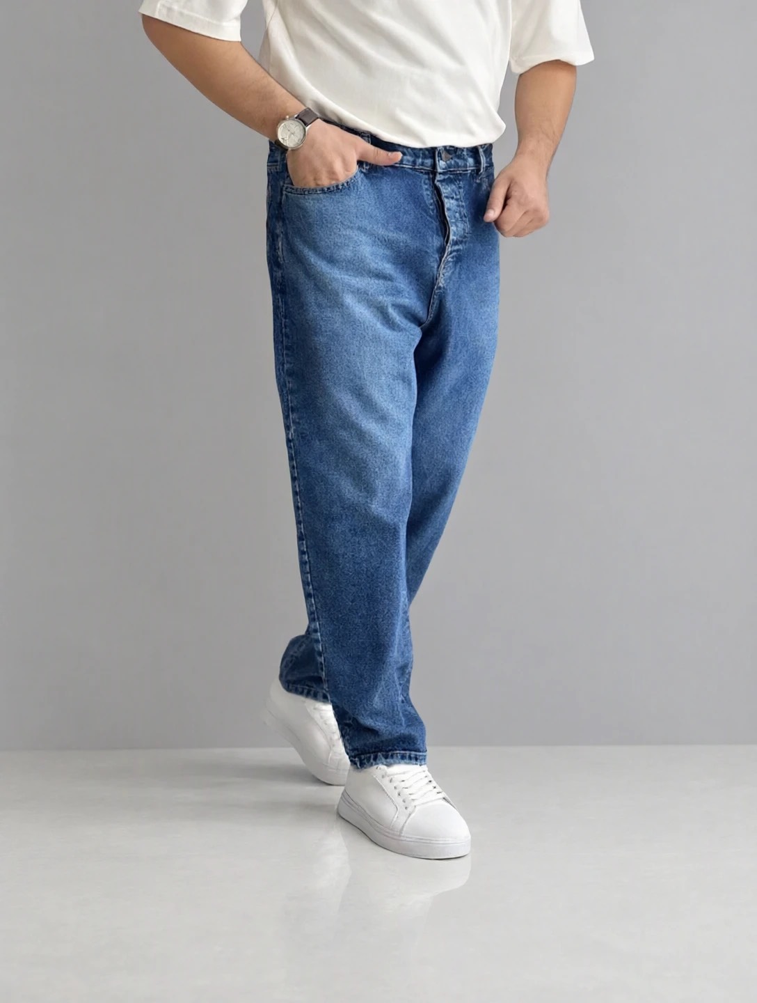 IMG_3296.webp شلوار جین مام فیت zara(کد 1903) - تصویر 1